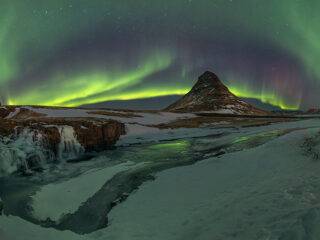 Kirkjufell panorámico