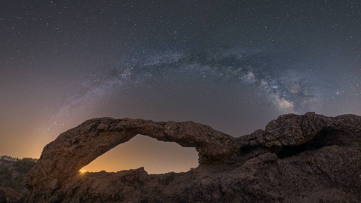 Ventana del Nublo y Via Lactea